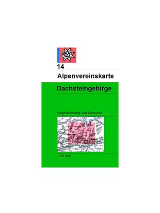 ALPENVEREIN | Wanderkarte Dachsteingebirge 1:25.000 | keine Farbe