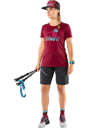 DYNAFIT | Damen Funktionsshirt Transalper Graphic | dunkelblau