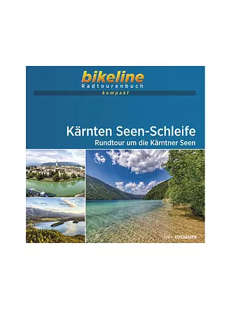 ESTERBAUER | Wanderkarte Bikeline Kärnten Seenschleife Maßstab 1:50.000 | keine Farbe