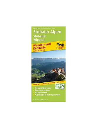 FREYTAG & BERNDT | Wanderkarte Stubaier Alpen | keine Farbe