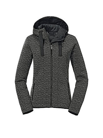 SCHÖFFEL | Damen Fleecejacke Aurora L Hoodie | schwarz