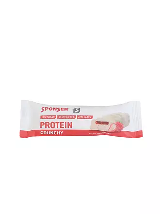 SPONSER | Proteinriegel Protein Crunchy Strawberry | hellbraun