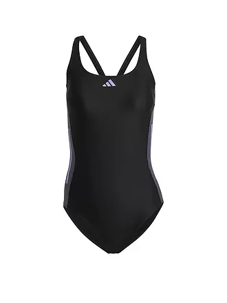 ADIDAS | Damen Badeanzug 3-Streifen Colorblock | schwarz