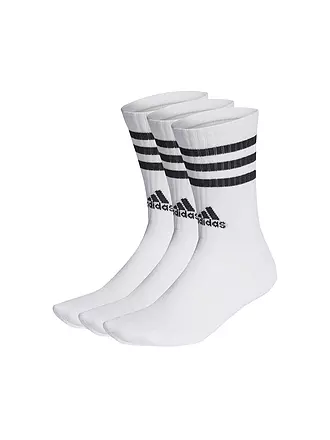 ADIDAS | Freizeitsocken 3-Streifen Cushioned Crew Socken, 3 Paar | 