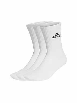 ADIDAS | Freizeitsocken Cushioned Crew 3 Pkg. | weiss