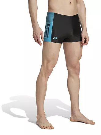 ADIDAS | Herren Beinbadehose Colorblock 3-Streifen Boxer | schwarz