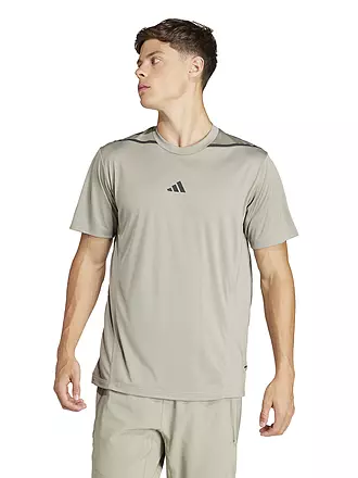 ADIDAS | Herren Fitnessshirt Designed for Training Adistrong Workout | olive