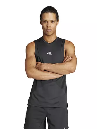 ADIDAS | Herren Fitnesstank Designed for Training Workout HEAT.RDY | schwarz