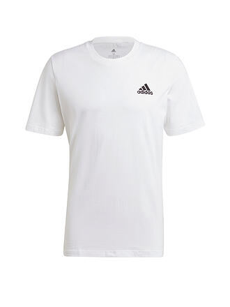 ADIDAS | Herren T-Shirt Essentials Small Logo | weiss