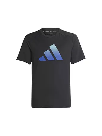 ADIDAS | Jungen Fitnessshirt Train Icons AEROREADY Logo | blau