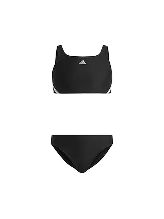 ADIDAS | Mädchen Bikini Sportswear 3-Streifen | schwarz