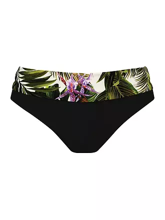 ANITA | Damen Bikinihose Silina Green Tropics | olive