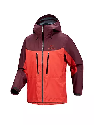 ARCTERYX | Herren Tourenjacke Alpha 3L GTX Hoodie | rot