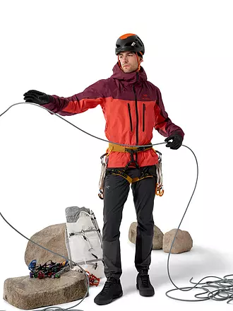 ARCTERYX | Herren Tourenjacke Alpha 3L GTX Hoodie | rot