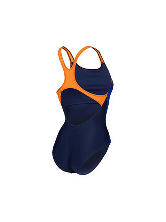ARENA | Damen Badeanzug Swim Pro Black Placement | dunkelblau