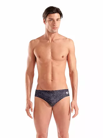 ARENA | Herren Badeslip Ribbed | schwarz