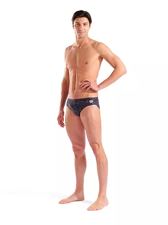 ARENA | Herren Badeslip Ribbed | schwarz