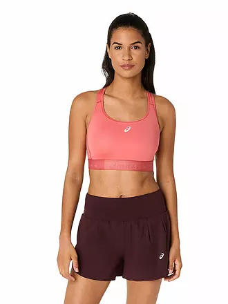 ASICS | Damen Sport-BH Road Compression High Support | koralle