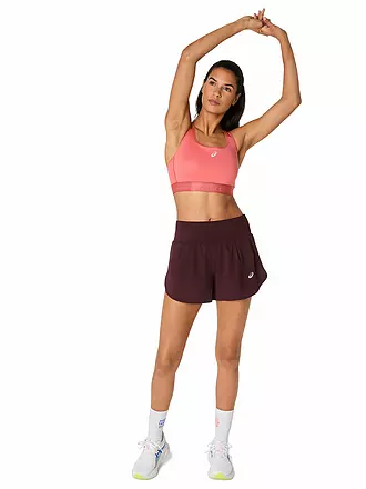 ASICS | Damen Sport-BH Road Compression High Support | koralle