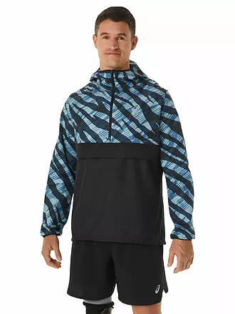 ASICS | Herren Laufjacke Wild Camo Anorak | blau