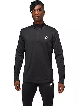ASICS | Herren Laufshirt Core LS 1/2 Zip Winter | schwarz