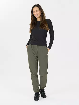 ATHLECIA | Damen Fitnesshose Amis Stretch | olive