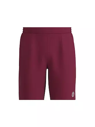 BIDI BADU | Herren Tennisshort Protected Leafs 9Inch | dunkelrot