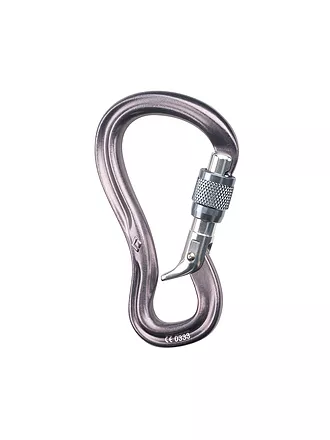 BLACK DIAMOND | Karabiner Gridlock Screwgate | grau