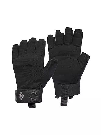 BLACK DIAMOND | Klettersteig-Handschuhe Crag Half Finger | schwarz