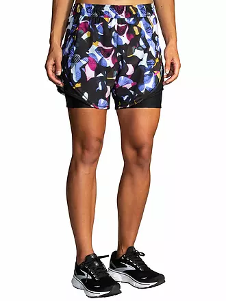 BROOKS | Damen 2in1 Laufshort Chaser Print 5