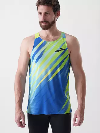 BROOKS | Herre Lauftank Elite | blau