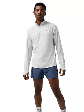 BROOKS | Herren Lauf Zipshirt Dash 3.0 | hellgrau