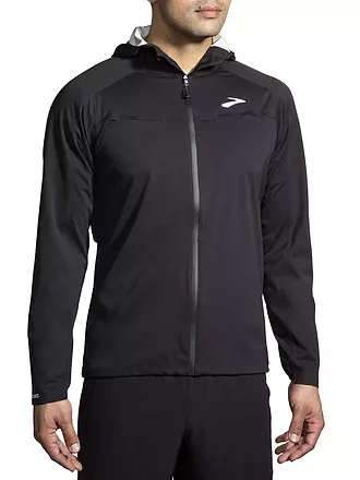 BROOKS | Herren Laufjacke High Point Waterproof | schwarz