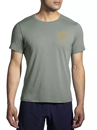 BROOKS | Herren Laufshirt Distance Short Sleeve 2.0 | hellblau