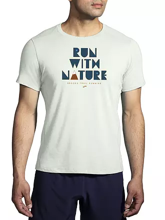 BROOKS | Herren Laufshirt Distance Short Sleeve 2.0 | olive