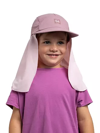 BUFF | Kinder Kappe Desert mit Nackenschutz | rosa