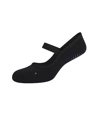 CAMANO |  Damen Yoga Footies 1er Pkg. | schwarz