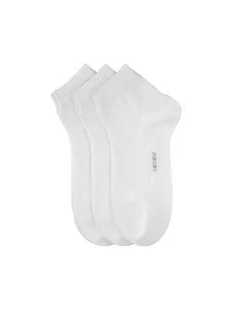 CAMANO | Sneaker-Socken 3er Pkg. | weiss