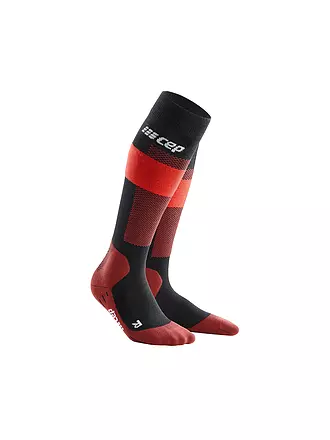 CEP | Damen Skisocken Merino Skiing Tall | grau