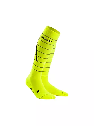 CEP | Herren Kompressionsstutzen Reflective Socks | gelb