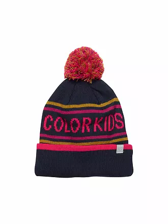COLOR KIDS | Kinder Mütze Logo | rosa