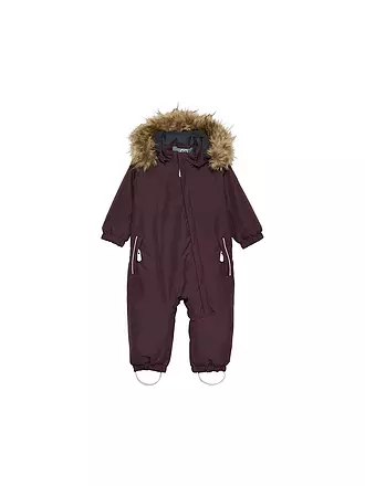 COLOR KIDS | Kinder Skioverall Fake Fur | braun