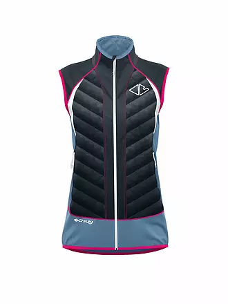 CRAZY | Damen Touren Isoweste Channel | petrol