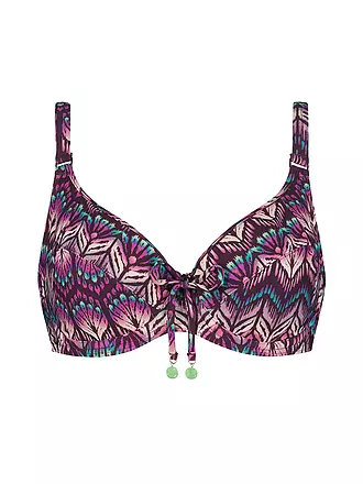 CYELL | Damen Bikinioberteil Peacock | lila