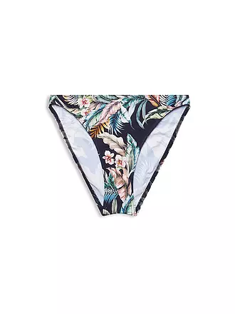 ESPRIT | Damen BIkinihose mit Tropical Print | blau