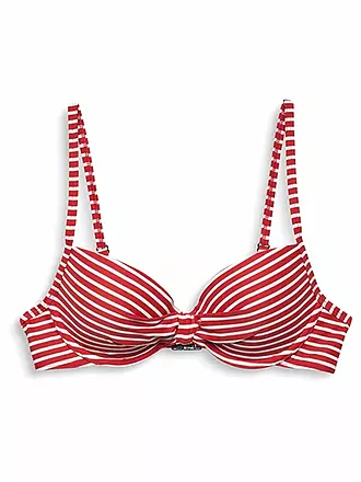 ESPRIT | Damen Bügel Bikinioberteil mit Streifen | blau
