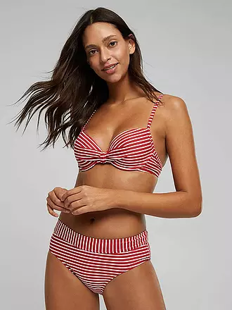 ESPRIT | Damen Bügel Bikinioberteil mit Streifen | blau