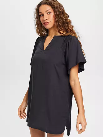 ESPRIT | Damen Strandkleid Tunika | schwarz