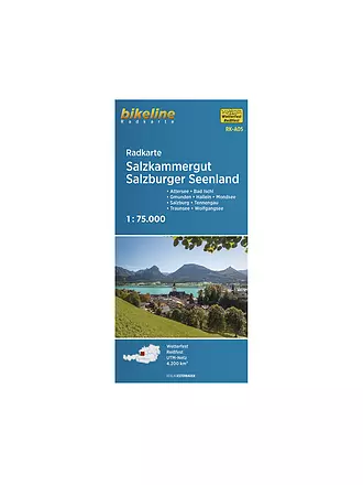 ESTERBAUER | Radkarte Salzkammergut - Salzburger Seenland (RK-A05) | keine Farbe