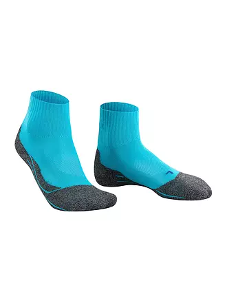 FALKE | Damen Wandersocken TK 2 Short Cool | blau